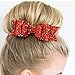 Bluelans Girls Boutique Hair Clips Barrettes Hair Accessories Glitter Hair Bows Hair Pins for Girls Teens - Rose Gold