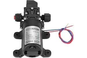 Oubit 12V DC Fresh Water Pump, Diaphragm Pump Self Priming Sprayer Pump with Pressure Switch 0.9Mpa for RV Caravan Camper Boa