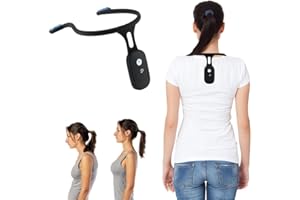 Posture Corrector Device,Hunchback Posture Corrector, Posture Reminder, Vibrate Reminder for Kids Adult (Black)