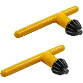 LDEXIN 2 Pcs 1/2-Inch Chuck Key with 1/4-Inch Pilot
