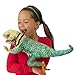 Folkmanis Collared Lizard Hand Puppet Plush, Blue-Green/Multicolor