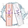 2-Pieces-Nano-Facial-Mister-Portable-Mini-Face-Mist-Steamer-Handy-Mist-Sprayer-with-Mirror-Design-Moisturizing-and-Hydrating-for-Skin-Care-Makeup-Eyelash-Extension-White-Pink 2 Pieces Nano Facial Mister Portable Mini Face Mist Steamer Handy Mist Sprayer with Mirror Design Moisturizing and…