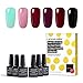 Lagunamoon Gel Nail Polish UV Led Soak Off Gel Polish New Start Lacquers Manicure Pedicure Gel Nail Colours Art Kit 6pcs