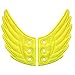 Shwings Shoe Accessories: Neon Yellow Wings