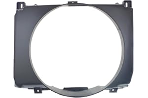 Evan Fischer Fan Shroud Compatible With 1978-1980 Chevrolet C10, Fits K10, K20, C30, C20, Fits 1979-1980 GMC C1500, GAS Engine, 1-Piece Design Fits Radiator Fan GM3110122
