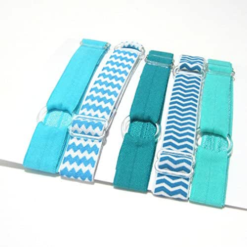 Set of 5Adjustable Elastic Headband, Sport Headband