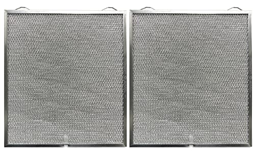 Air Filter Factory Compatible Replacement for Broan Nutone S99010430-002, 99010430-002, 4512880 Range Hood Aluminum Grease Filters 2-Pack