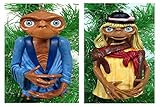 ET Extra Terrestrial E.T. Christmas Tree Ornament Set - 4.5