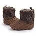 Ecosin(TM) Baby Girl Soft Sole Anti Slip Prewalker Shoes Snow Boots Socks With Knitwear