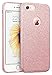 iPhone 7 case, SZJJX SHINY Series [Bling Crystal] Slim TPU Bumper Case for Apple iPhone 7 Shock Absorbing Scratch Resistant Frame THREE LAYER Protection Cover Protector 4.7 inch-Pink