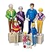 Constructive Playthings Pretend Play Multi-Cultural Families, Toy Figures for Kids, Set of 4
