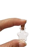 TAI DIAN Mini Cute Glass Bottles Pendants Stars