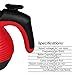 Comforday Multi-Purpose Handheld Pressurized Steam Cleaner with 12-Piece Accessories for Stain Removal, Carpets, Curtains, Car Seats, Kitchen Surface & Much More (Red)