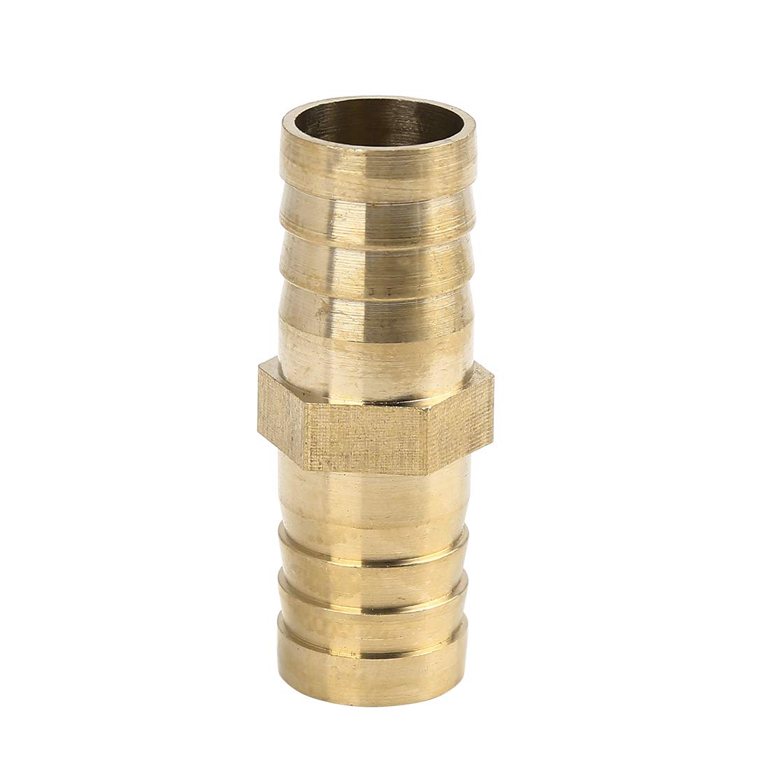X AUTOHAUX 19mm Brass Barb Hose Fitting Straight Connector Adaptor for Air Water Gas Oil