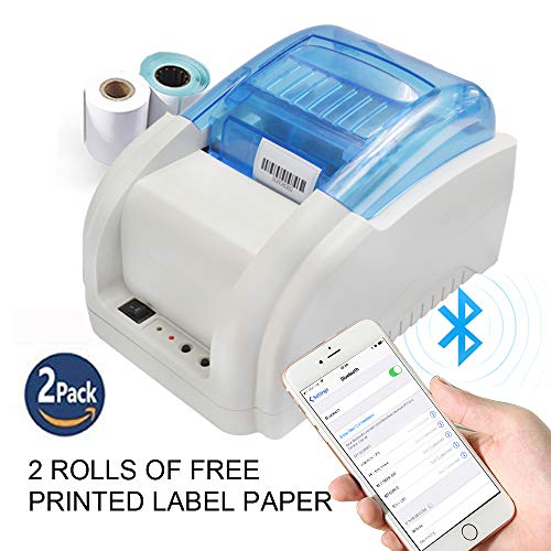 NYEAR Mobile Phones and Computers Bluetooth Thermal Code Stickers Label Printer Machine Compatible with Android and Apple iOS Windows +2 Free Labels (USB+Bluetooth+WiFi) - Thumbnail 7
