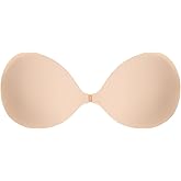 MITALOO Seamless Silicone Adhesive Bra Sticky Invisible Push up Bras Backless Nipple Cover Warm Beige