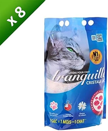 Tranquille Litiere Cristal Pour Chat X8 Amazon Fr Cuisine Maison