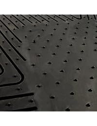 Alfombrillas para automóvil Fanmats, equipo NFL, set de 2 unidades, de vinilo, Juego de 2 alfombrillas para coche de vinilo, North Carolina Tar Heels