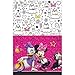 Another Dream Disney Minnie Mouse Happy Helpers Birthday Party Pack for 16 with Plates, Napkins, Cups, Tablecover, and Candles