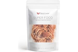 NESTLADY Premium Dried Abalone - All Natural Gluten Free Wild Caught Gourmet Dried Seafood for Cooking - 100g