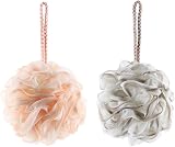 Omenluck 2Pcs Exfoliating Loofah Shower Balls Body Wash Back Scrubber Bath Set view 1