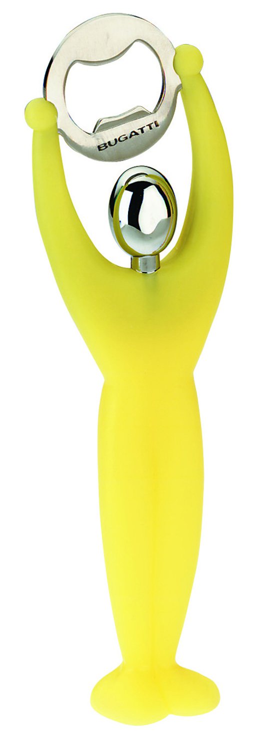 BUGATTI 32-7089C6U Gym Bottle Opener, Yellow