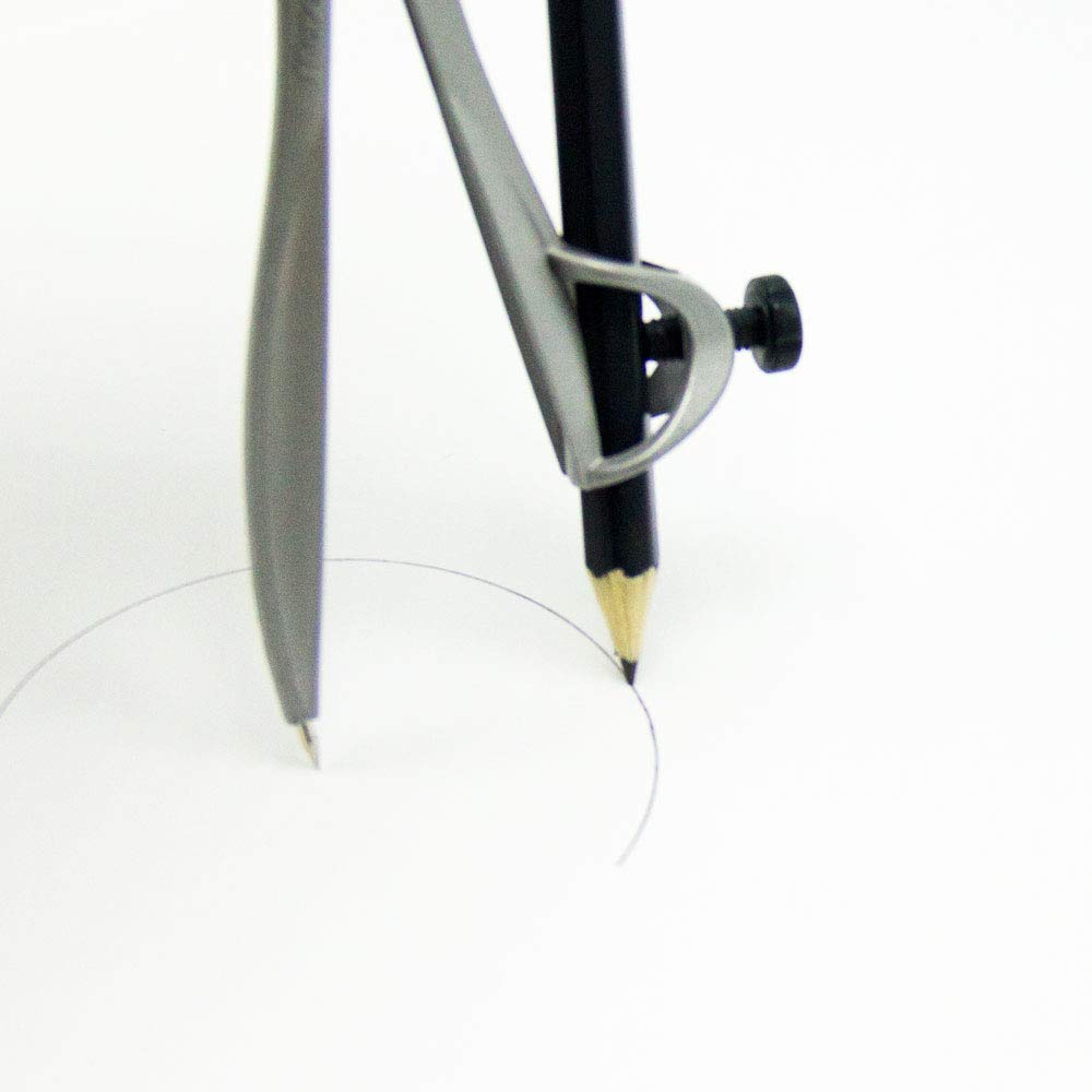 hand2mind Student Math Geometry Compass, Silver, Precision Tool for Geometry, Math, Drafting (Pack of 10): Industrial & Scientific