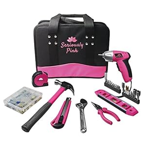 11. Seriously Pink Ladies’ Tool Kit