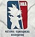 Brisco Brands National Kamehameha Association Dragon Ball Z Goku T-Shirt Tee, White, X-Large