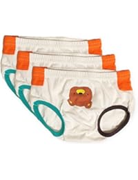 Tiny Undies Unisex Baby Underwear 3 Pack (4T Bear/Learn)