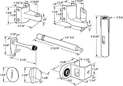 Sentry Supply 656-3026 Sentry Supply Door Latch