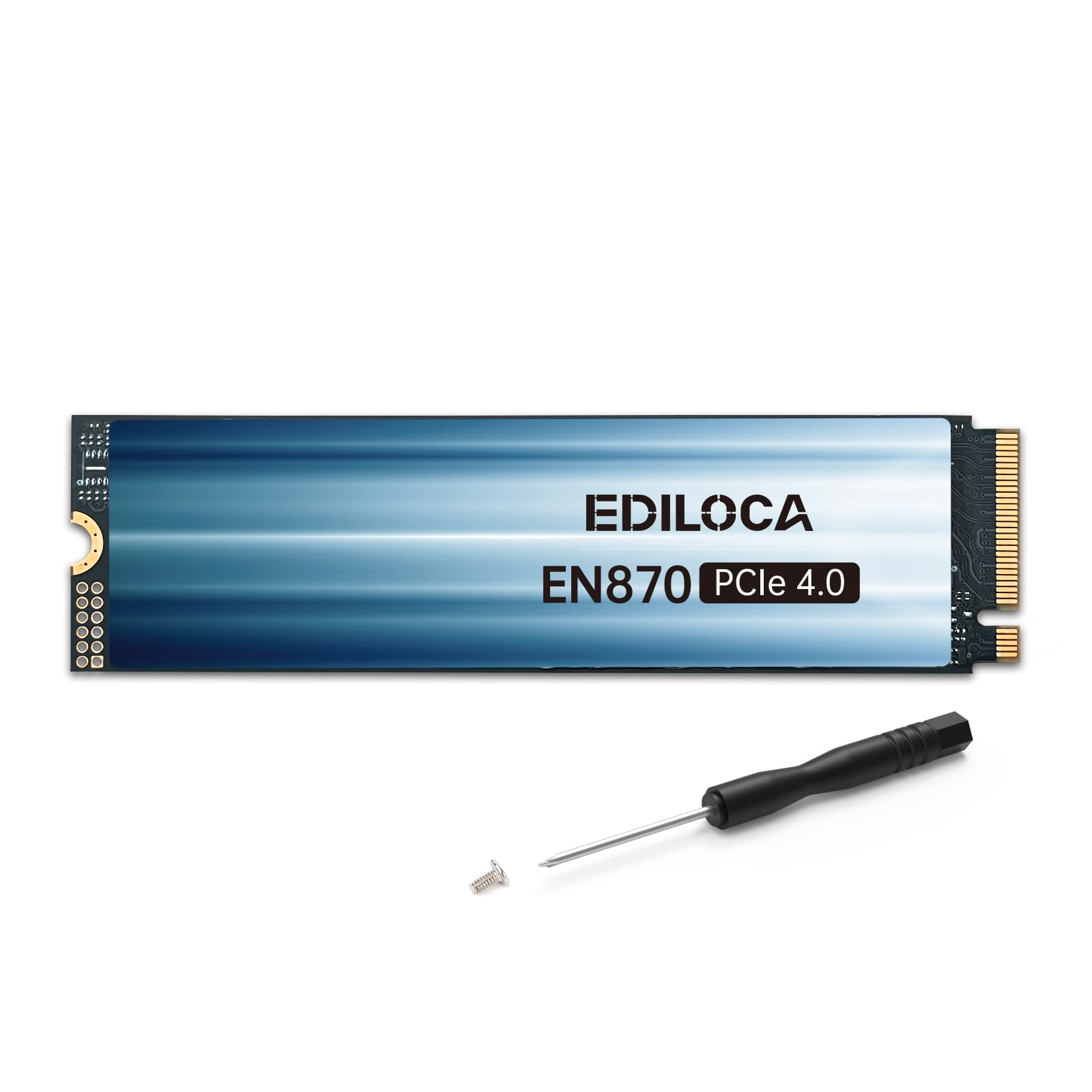 2TB SSD NVMe M.2 2280 PCIe Gen4 x4 Internal Solid State Drive - Up to 7400MB/s, 2TB SSD PS5 Dynamic SLC Cache, PS5 Compatible for Gaming PC Laptop(EN870)