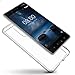 Nokia 8 Case, CoverON ClearGuard Series Hard Slim Fit Phone Cover with Clear Back and Flexible TPU Bumpers for Nokia 8 - Clear