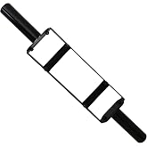 Olympic Tricep Bar Home Gym Weightlifting for Strength Training with Rubber Grips，for Deadlifts, Squats, Shrugs