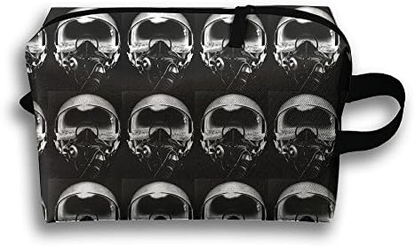 Zipper Astronaut Helmet Travel Cosmetic Makeup Storage Pouch Bag