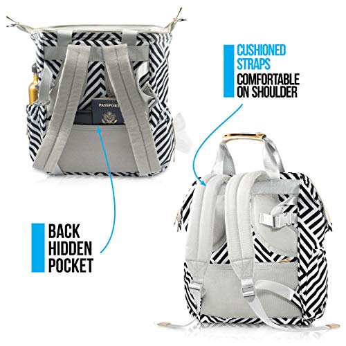 diaper bag backpack with bottle warmer