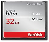 SanDisk Ultra 32GB CF Compact Flash Memory Card, Frustration-Free Packaging SDCFHS-032G-FFP-CR (Certified Refurbished)