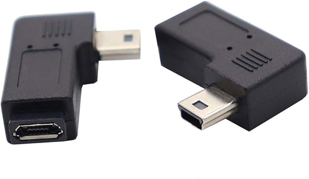 Amazon Vivisun Mini Usb To Micro Usb変換アダプタ Mini オス To Micro メス アダプタ ９０ ｌ型 右ｌ Vivisun パソコン 周辺機器 通販