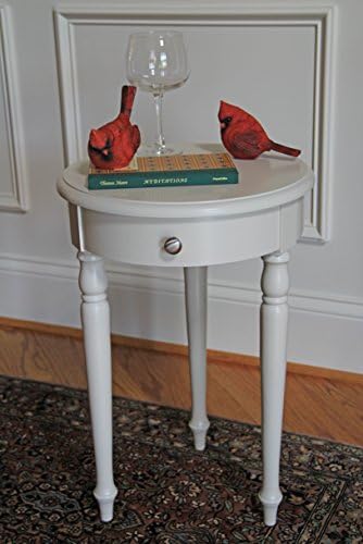 Carolina Accents Chelsea Side Table, Creamy White
