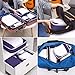 Gonex Compression Packing Cubes Mesh Organizers L+M+S+XS+Slim+Laundry Bag Purple