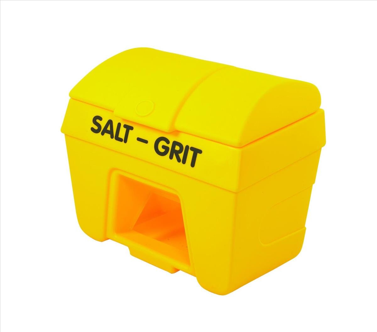 Salt/Grit Bin with Hopper Feed 200 Litre Yellow 317060