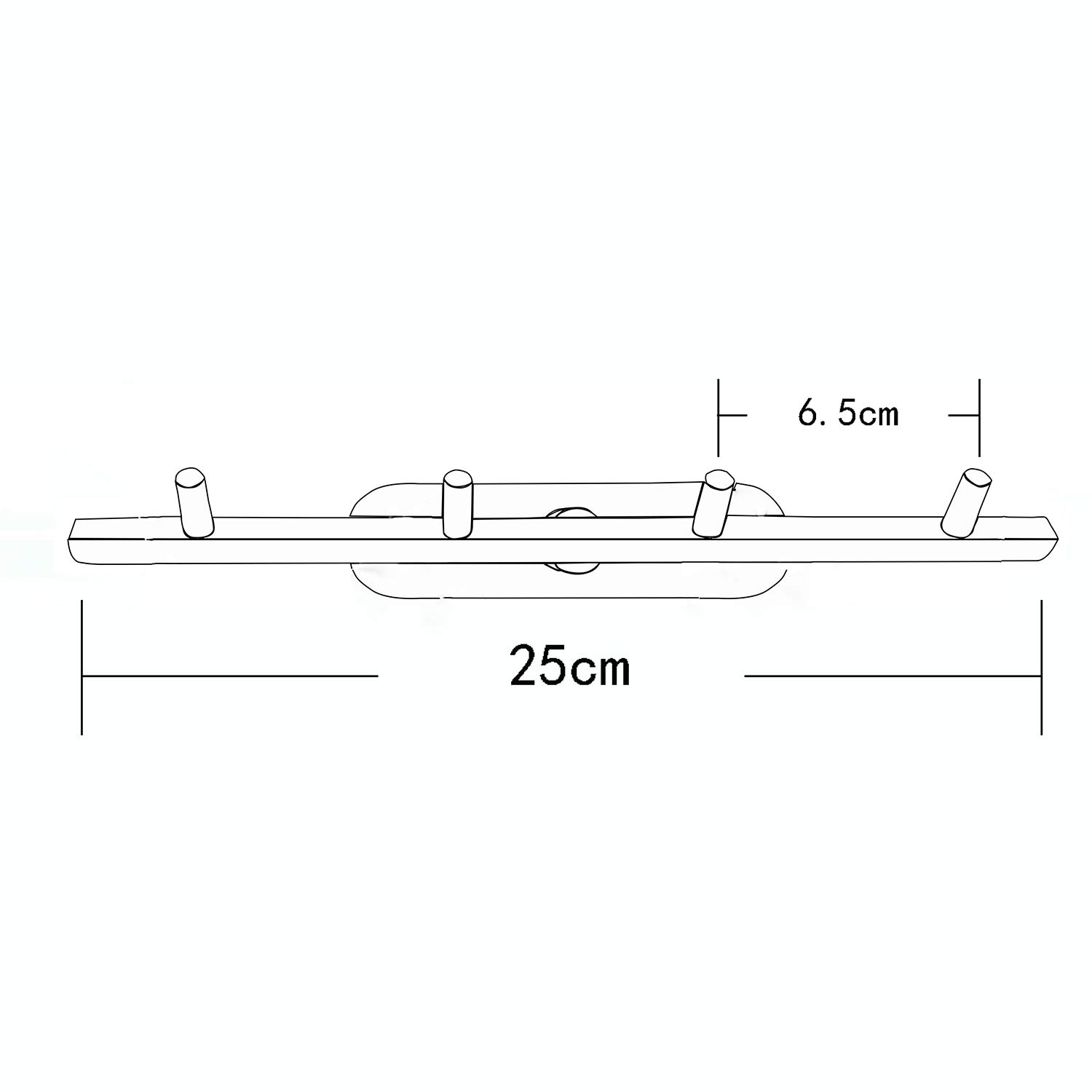 ZUNTO - Perchero autoadhesivo de acero inoxidable con 4 ganchos para cuarto de baño o cocina