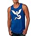 Pokemon Go Tank Top Unisex Frat Tank GYM team Mystic emblem shirt Pokemon cosplay Costume Shirt (Large)