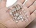 THUNARAZ 14G 316L Surgical Steel Dangly Belly Button Rings for Women Navel CZ Inlaid Barbell Body Jewelry Piercing
