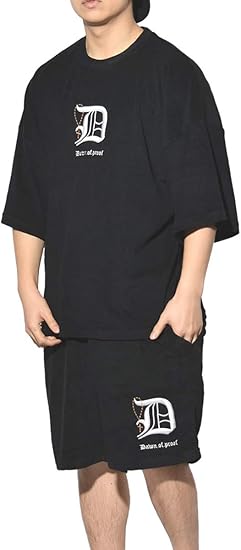 ディーオーピー Dop セットアップ メンズ 大きいサイズ 半袖 パイル生地 上下セット ビッグシルエット Tシャツ ハーフパンツ ジャージ上下セット 通販 Amazon