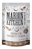 Premium Coconut Cream by Marion’s Kitchen, Non GMO, All Natural, Unsweetened, 12 Pack.