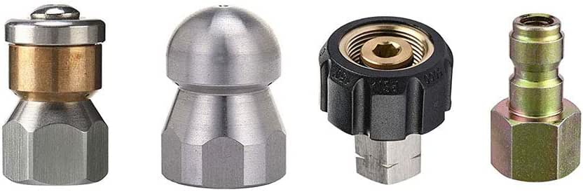 Amazon.com: AgiiMan Sewer Jetter Nozzle Stainless Steel  