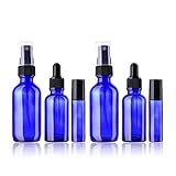 Multi-Size Essential Oil Bottle Kit, 6 Pieces