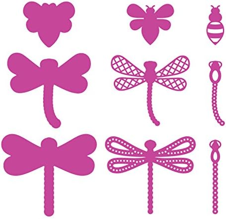 The Paper Boutique Floral Delights Collection - Dragonflies & Bee Cutting Dies