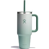 Hydro Flask 40 Oz Travel Tumbler with Handle, Lid and Straw - Insulated Stainless Steel in 40 Oz Matcha Ombre